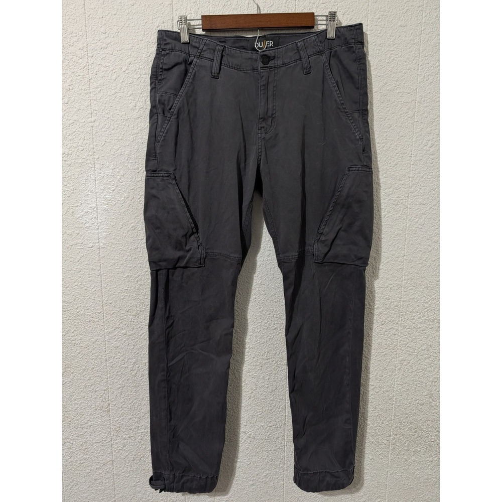 DU/ER Cargo Pants, Mens, Black Sz 32x30 Live Free Adventure Pant